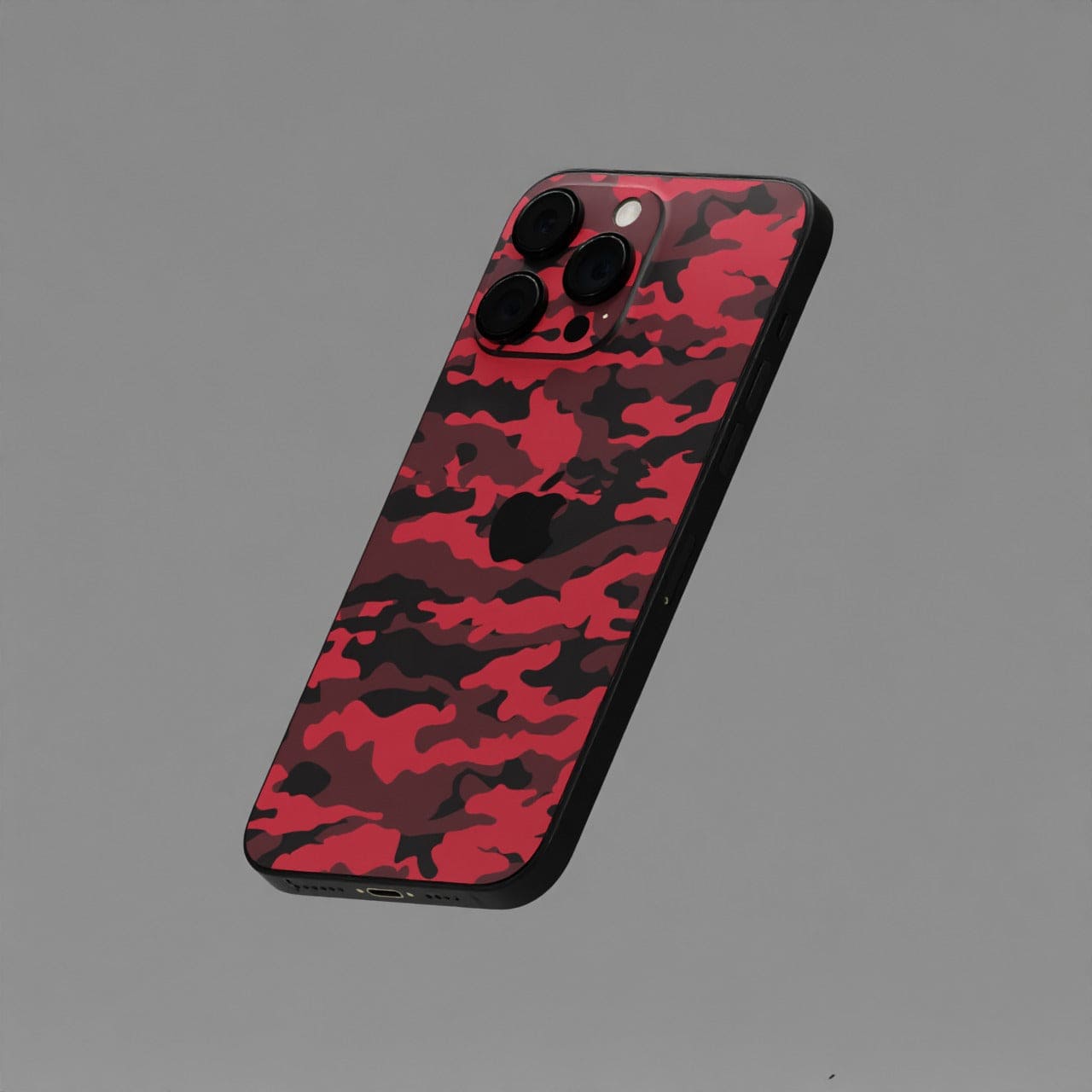 Dark Red Camouflage Mobile Skins & Wraps
