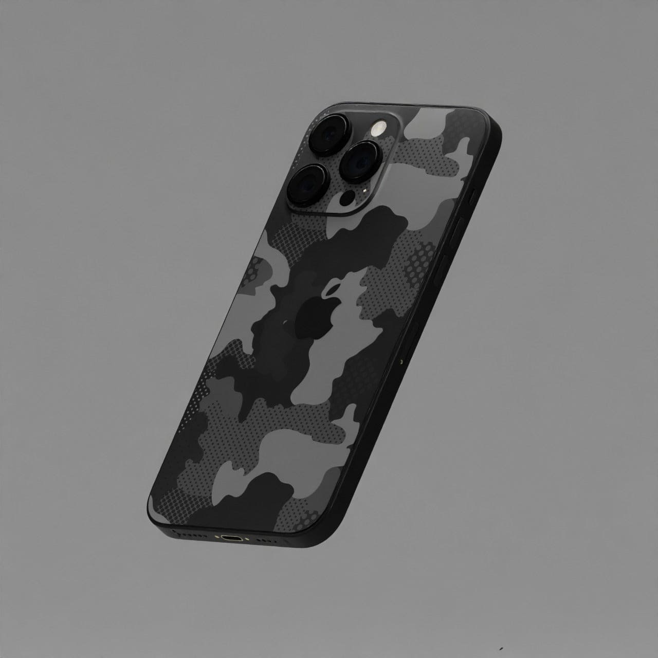 Military Black Camouflage Mobile Skins & Wraps