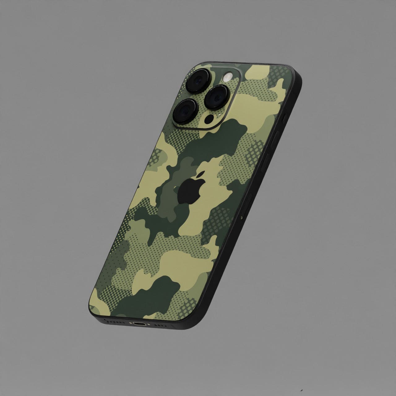 Military Green Camouflage Mobile Skins & Wraps