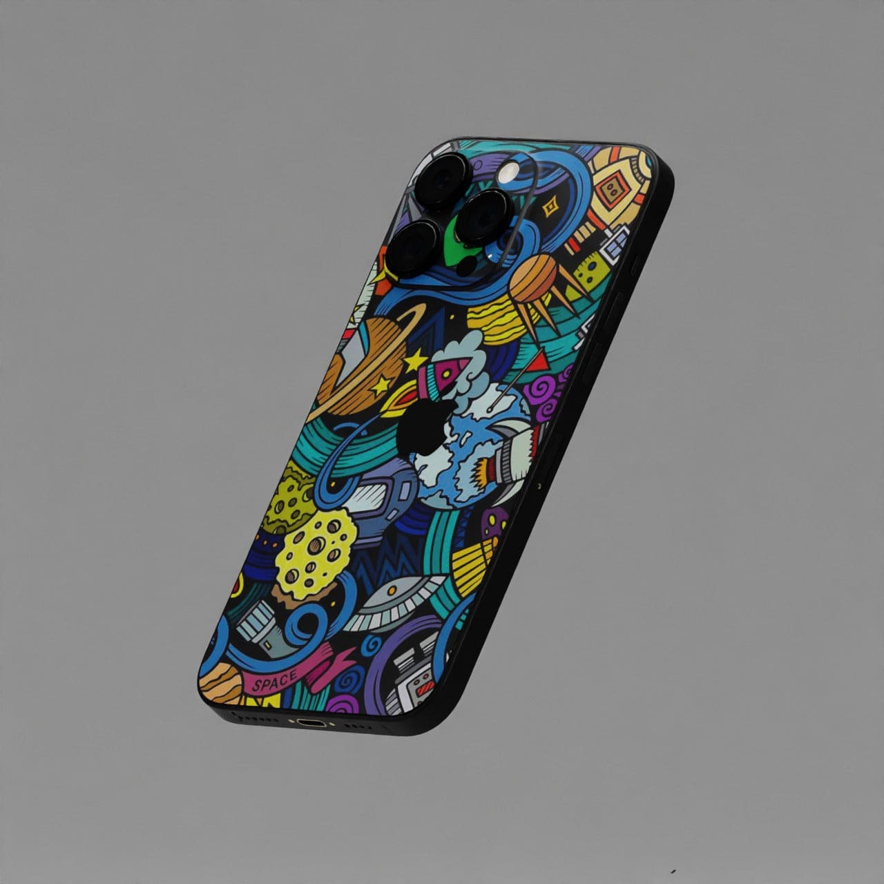 Space Doodle Mobile Skins & Wraps