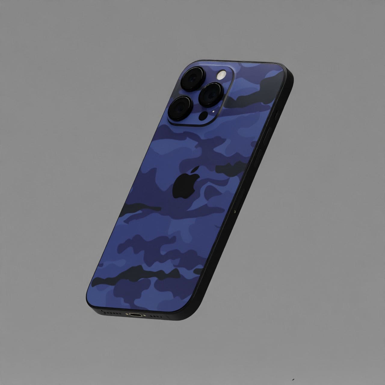 Dark Blue Camouflage Mobile Skins & Wraps