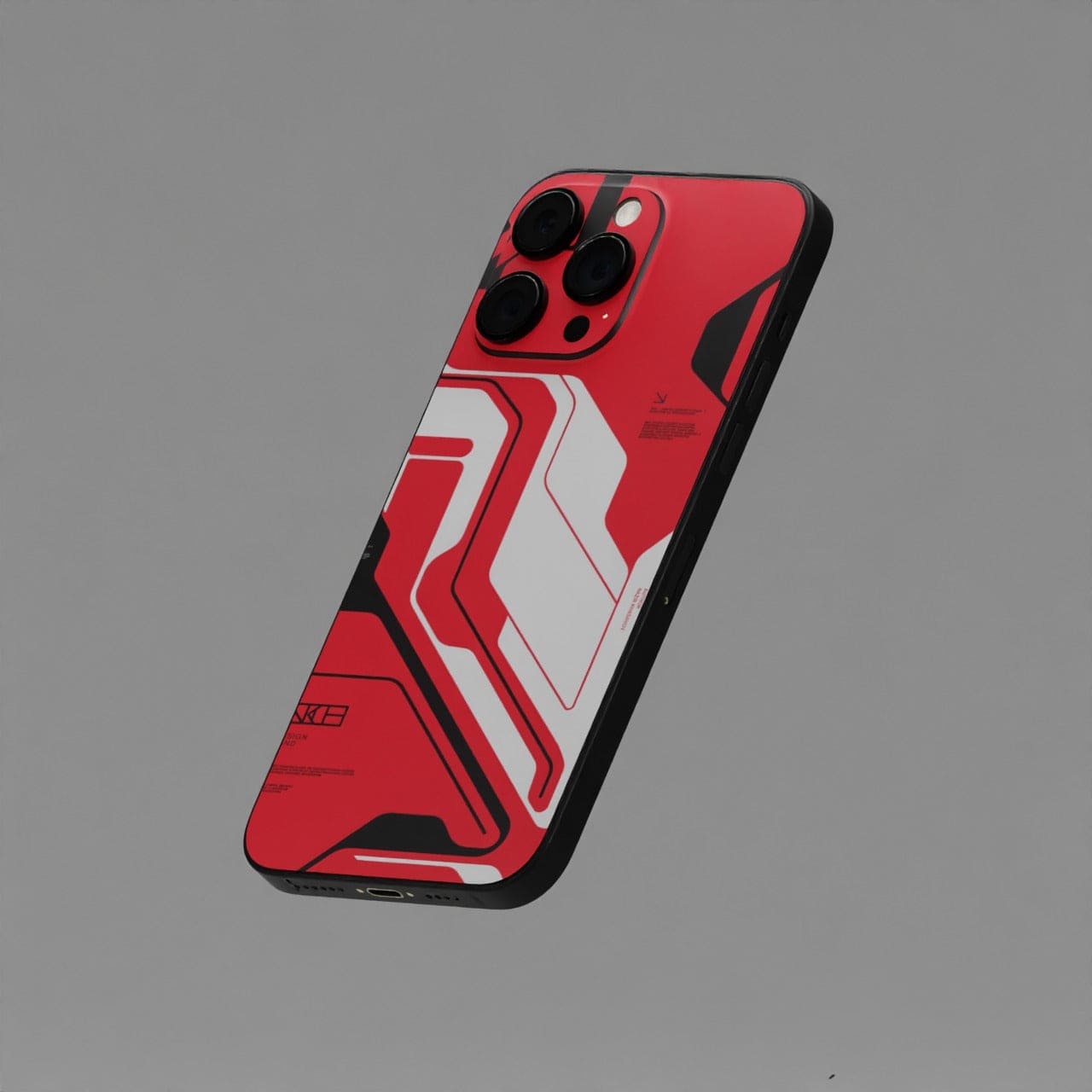 Cyber Red Mobile Skins & Wraps