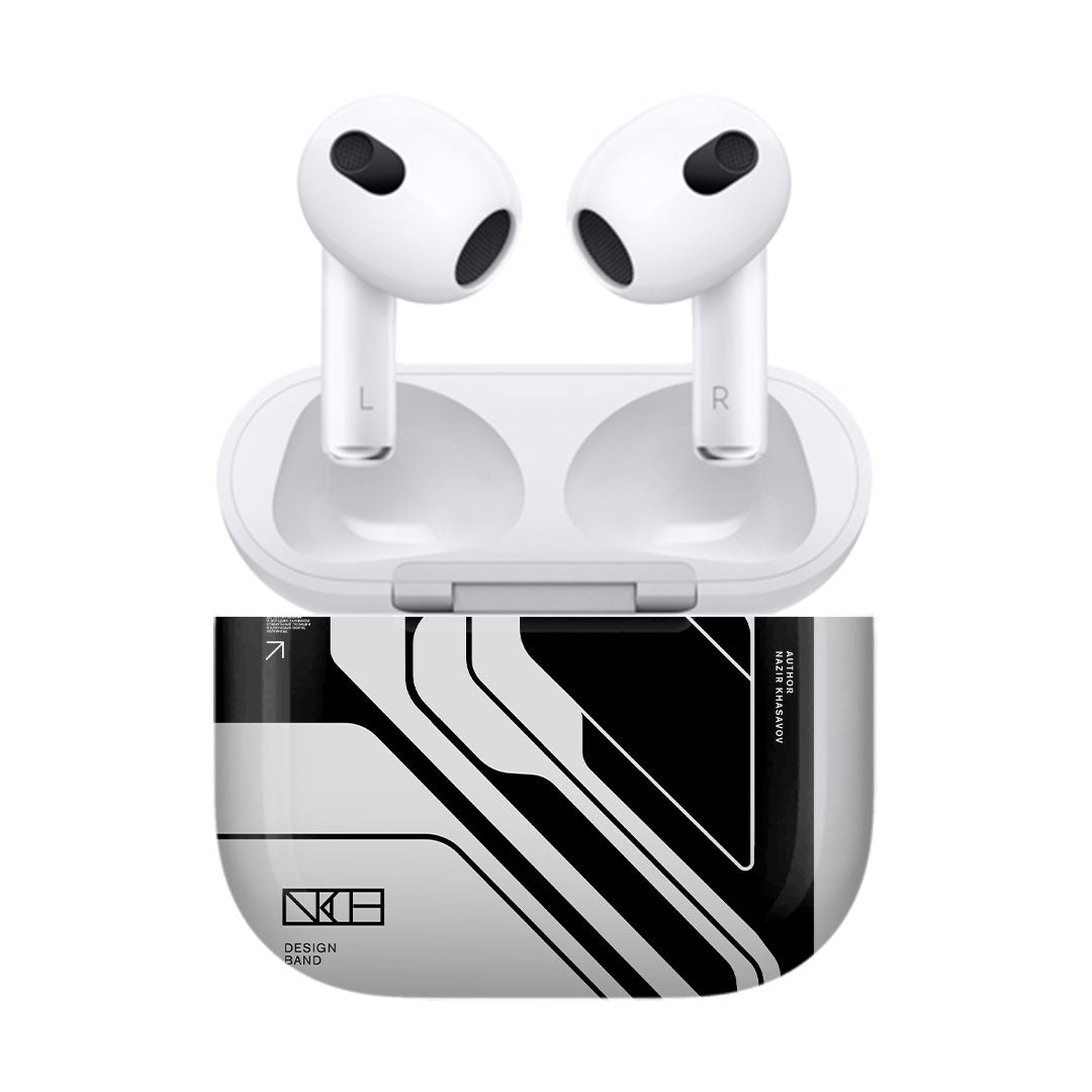 Airpods 3 White Cyberpunk skins
