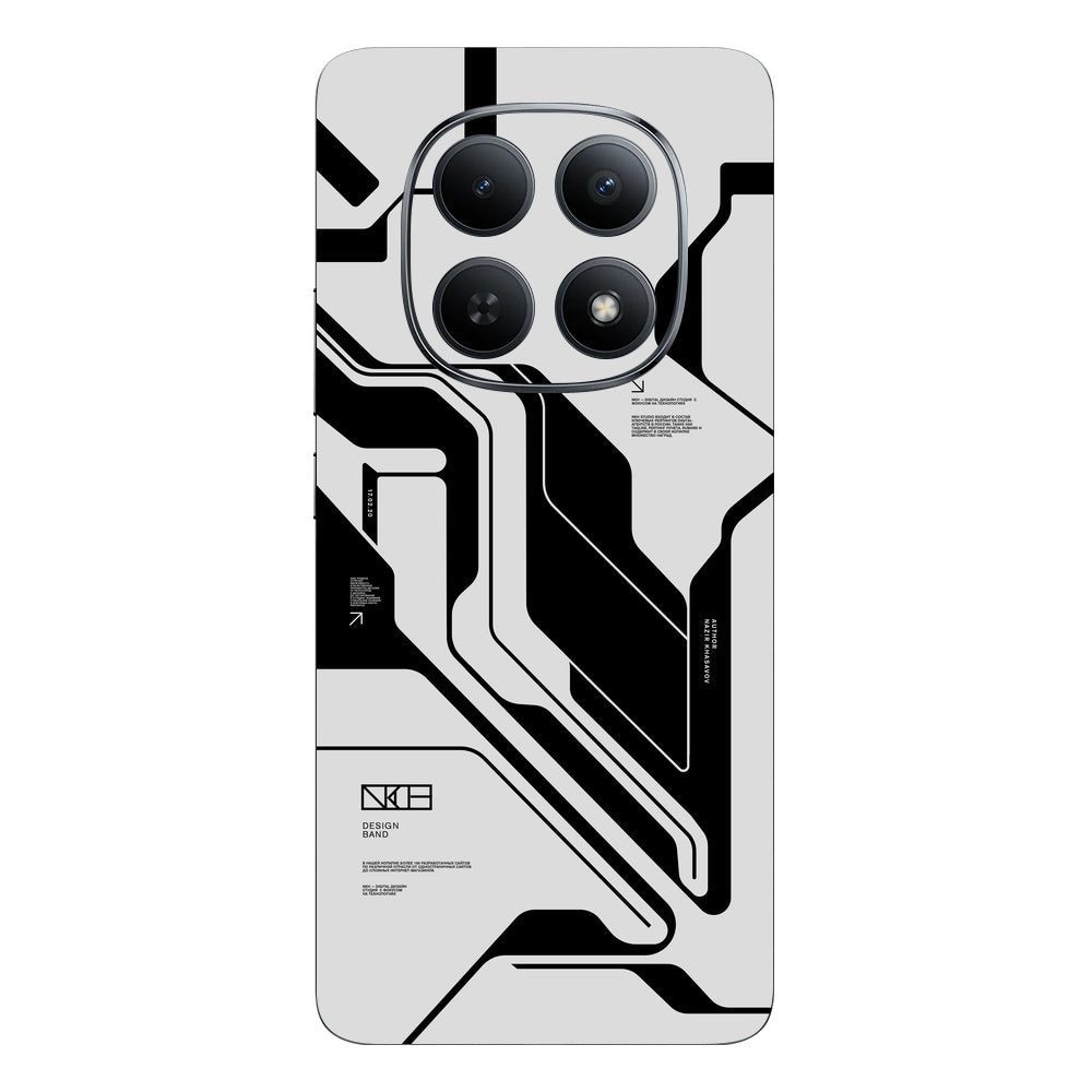 White Cyberpunk skin on Redmi Note 15 (5G) by Decalz
