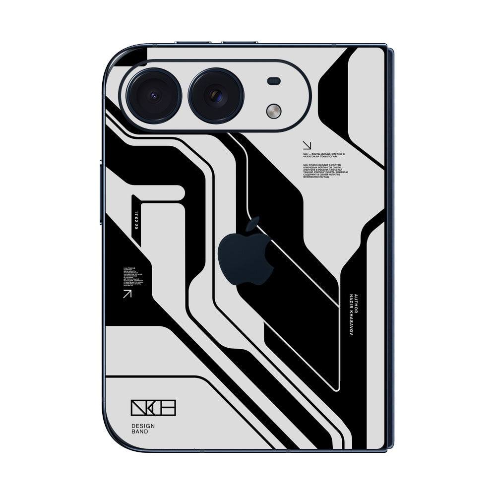 iPhone Duo White Cyberpunk skin