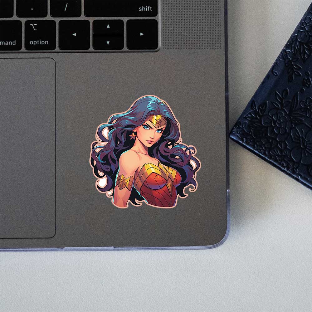 Wonder Woman Anime Style Sticker