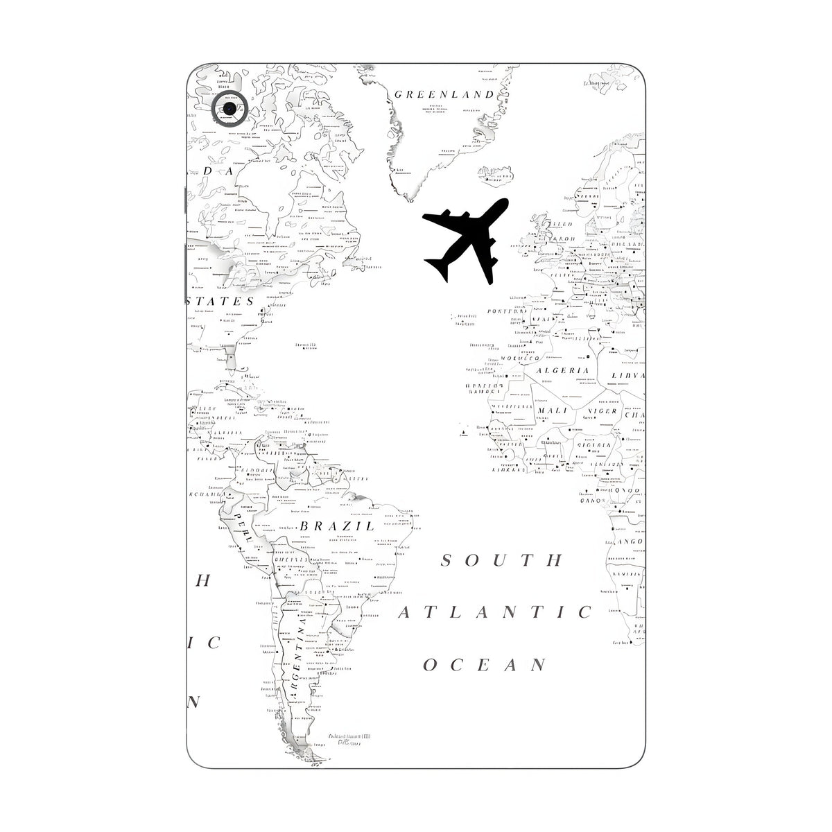 World Map Wanderlust skin on Samsung Galaxy Tab S10 Lite by Decalz