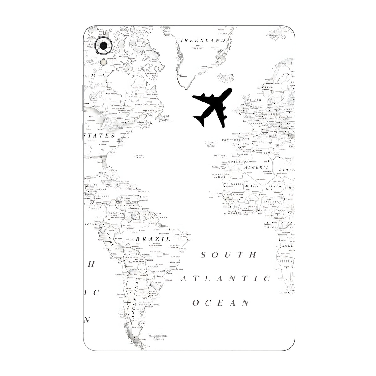 World Map Wanderlust skin on Samsung Galaxy Tab S11 by Decalz