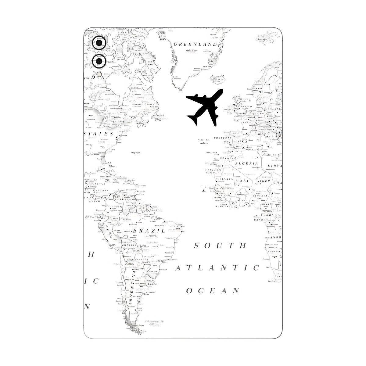 World Map Wanderlust skin on Samsung Galaxy Tab S11 Ultra by Decalz