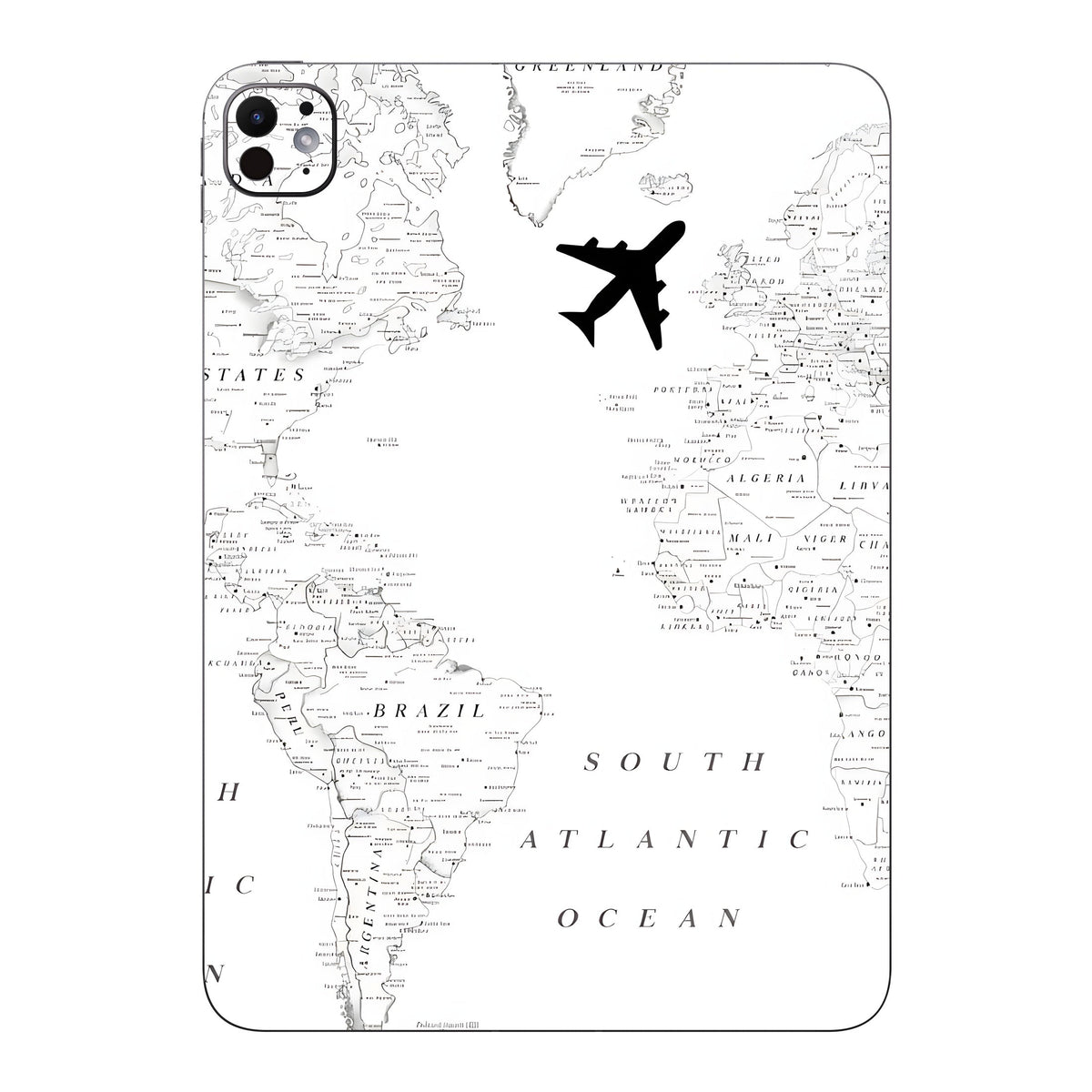 World Map Wanderlust skin on iPad Pro 11-inch M5 by Decalz