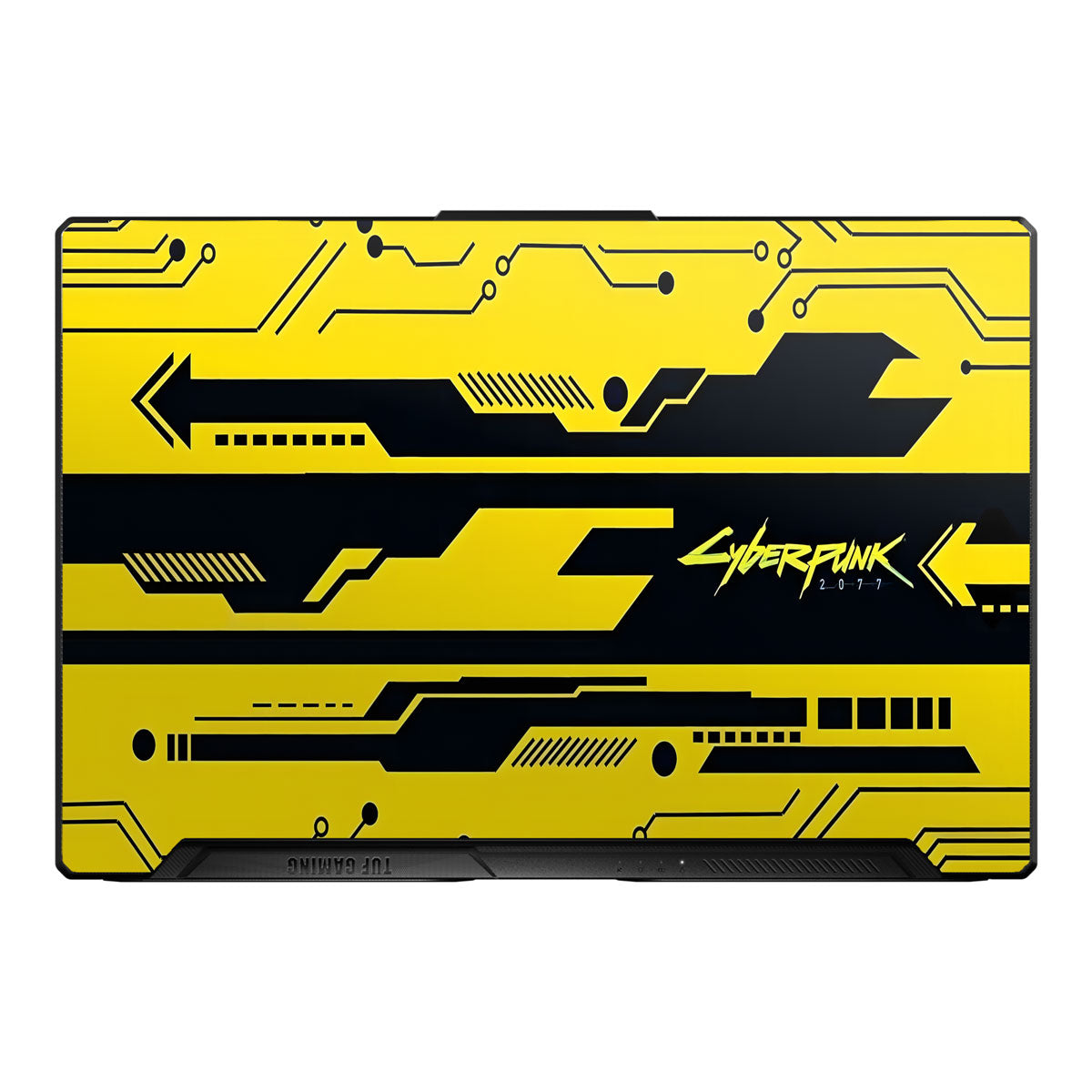 Yellow Circuit - Laptop Skins
