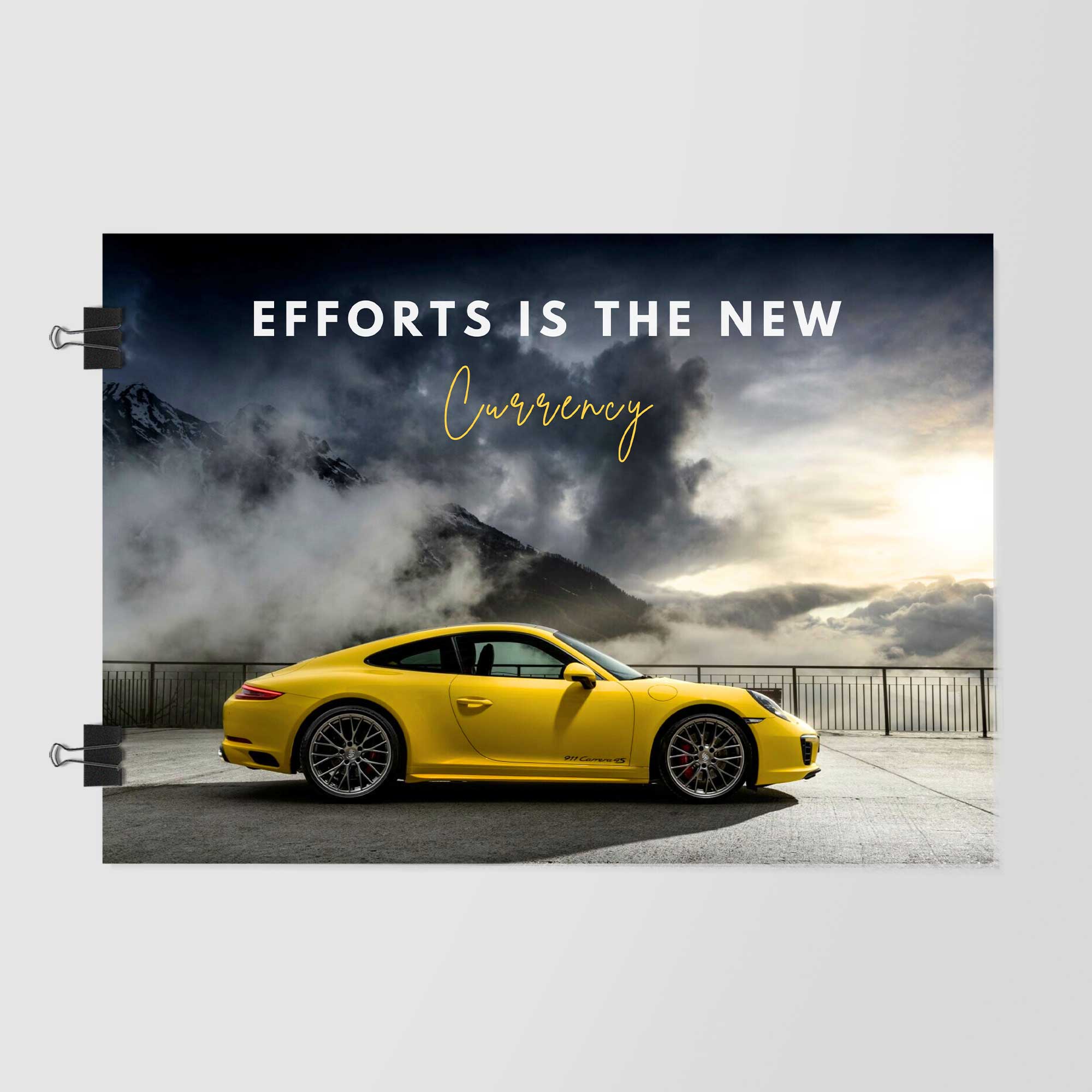Yellow Ambition Poster