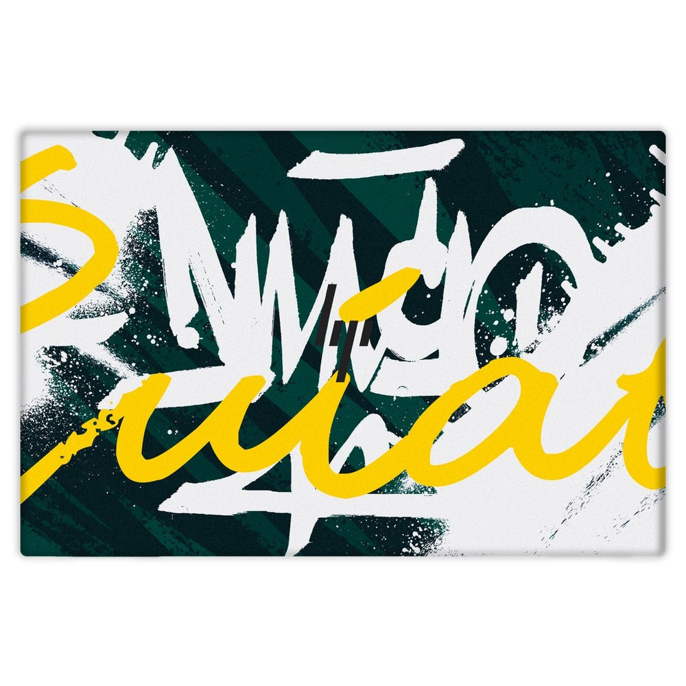 Yellow Brush Strokes skin on Hp Elitebook 840 G7 by Decalz