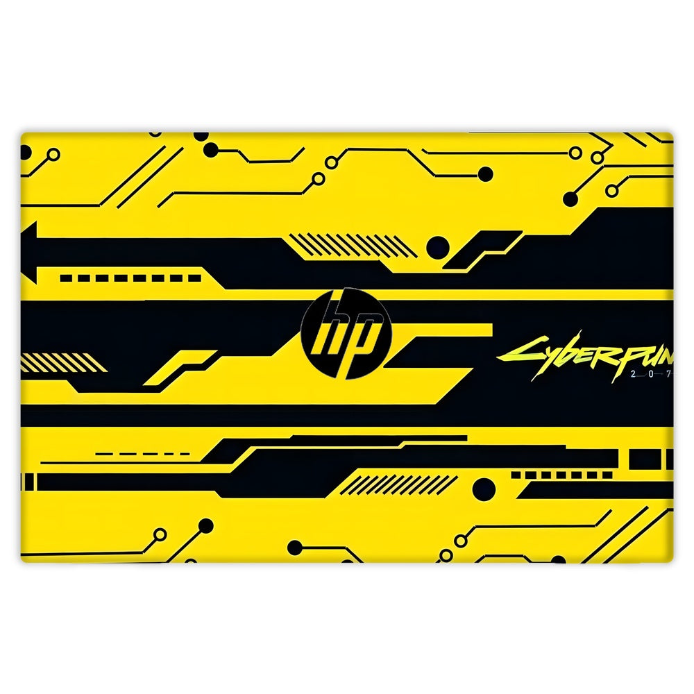 Yellow Circuit skin on Hp ProBook 440 G7 by Decalz