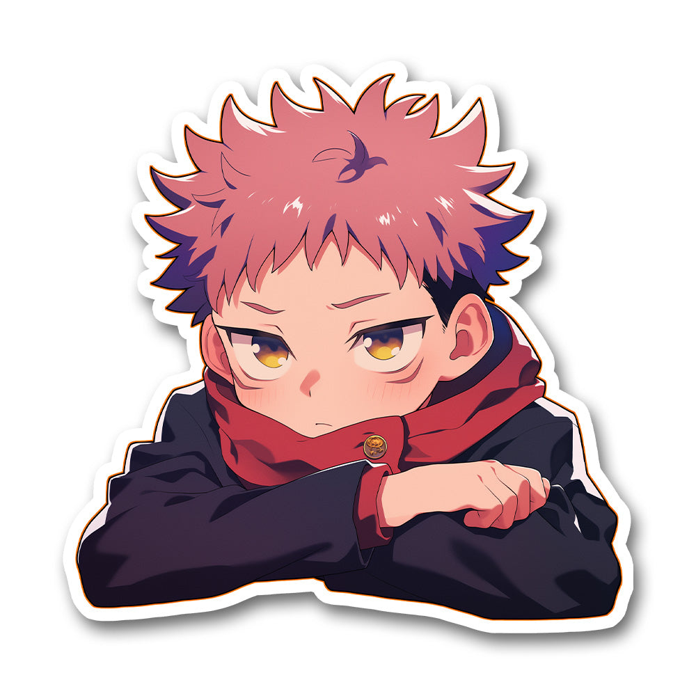 Yuji Itadori Kawaii Jujutsu Kaisen Sticker