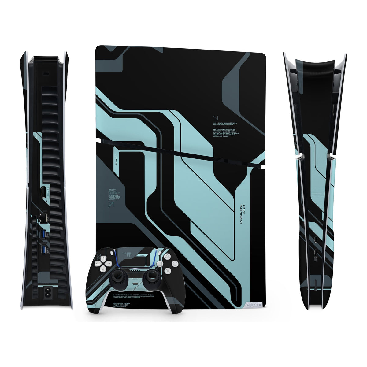 Zero OG Cyberpunk PlayStation 5 Slim Digital skin by Decalz
