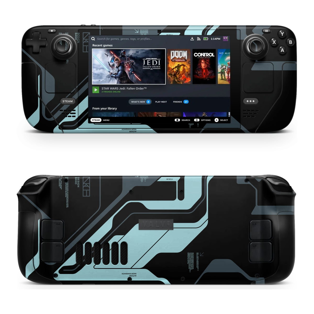 Zero OG Cyberpunk Steam Deck skin by Decalz