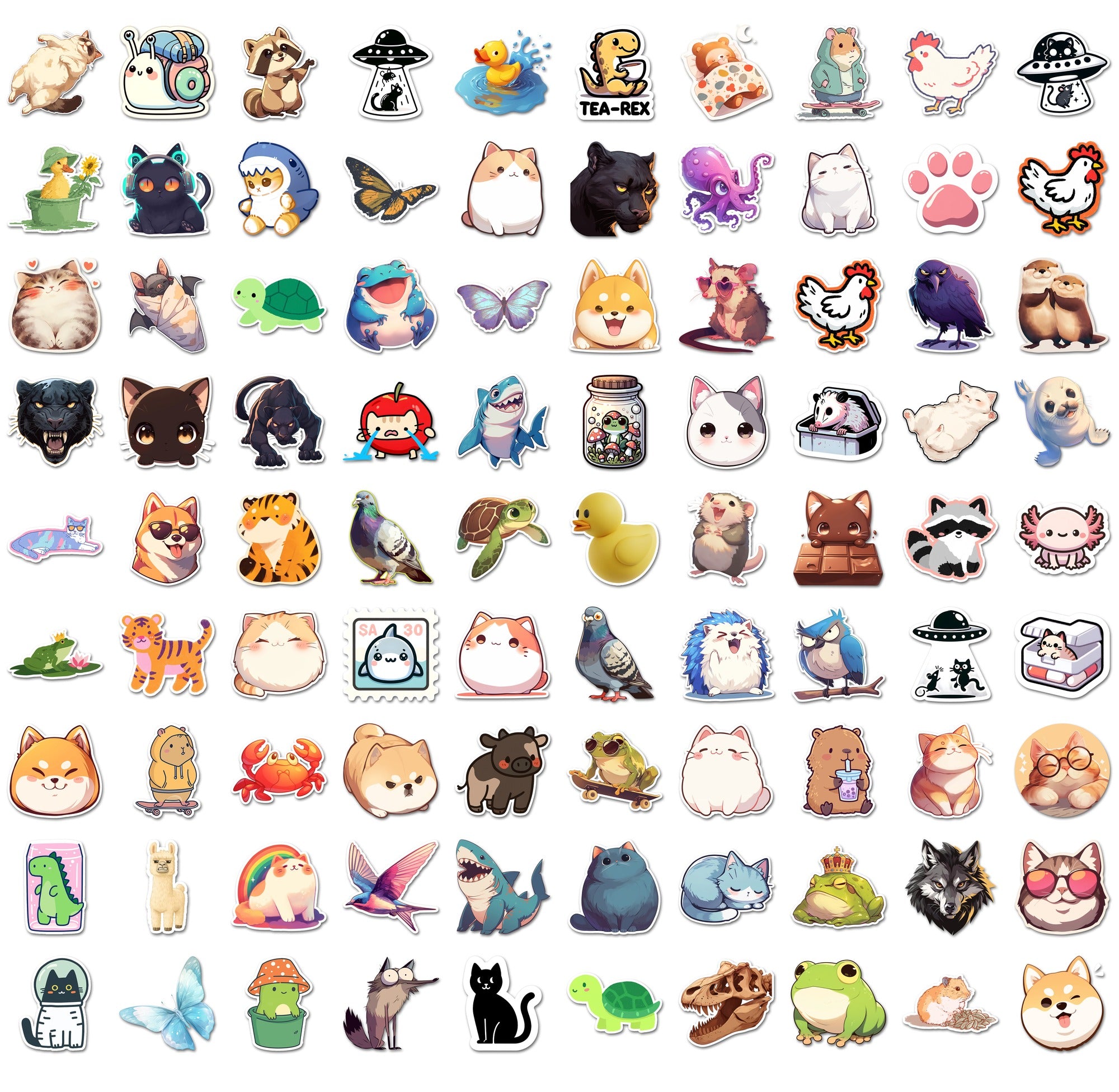 Animal Sticker Bundle - every sticker in the bundle