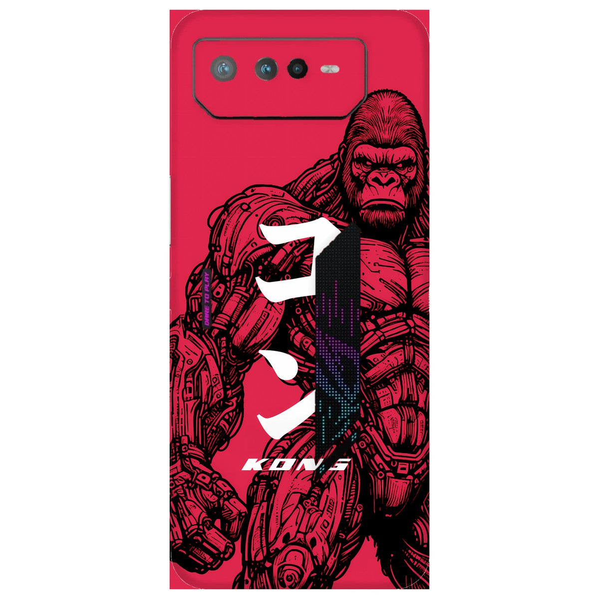 Kong limited edition skin on Asus ROG Phone 6 (5G)