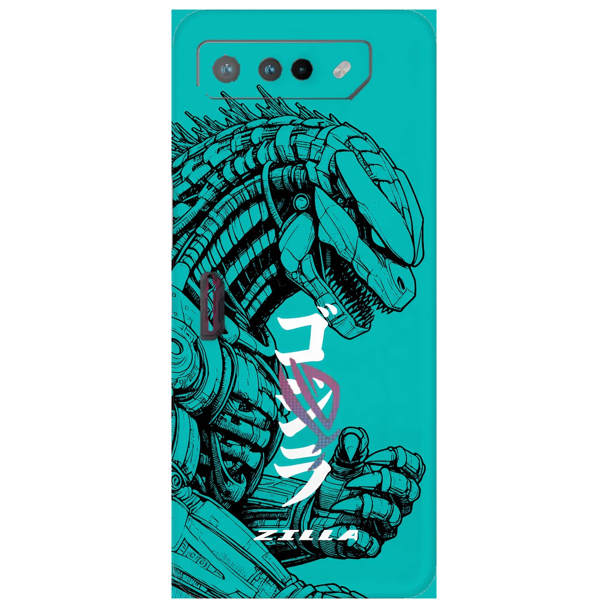 Zilla limited edition skin on Asus ROG Phone 7 (5G)
