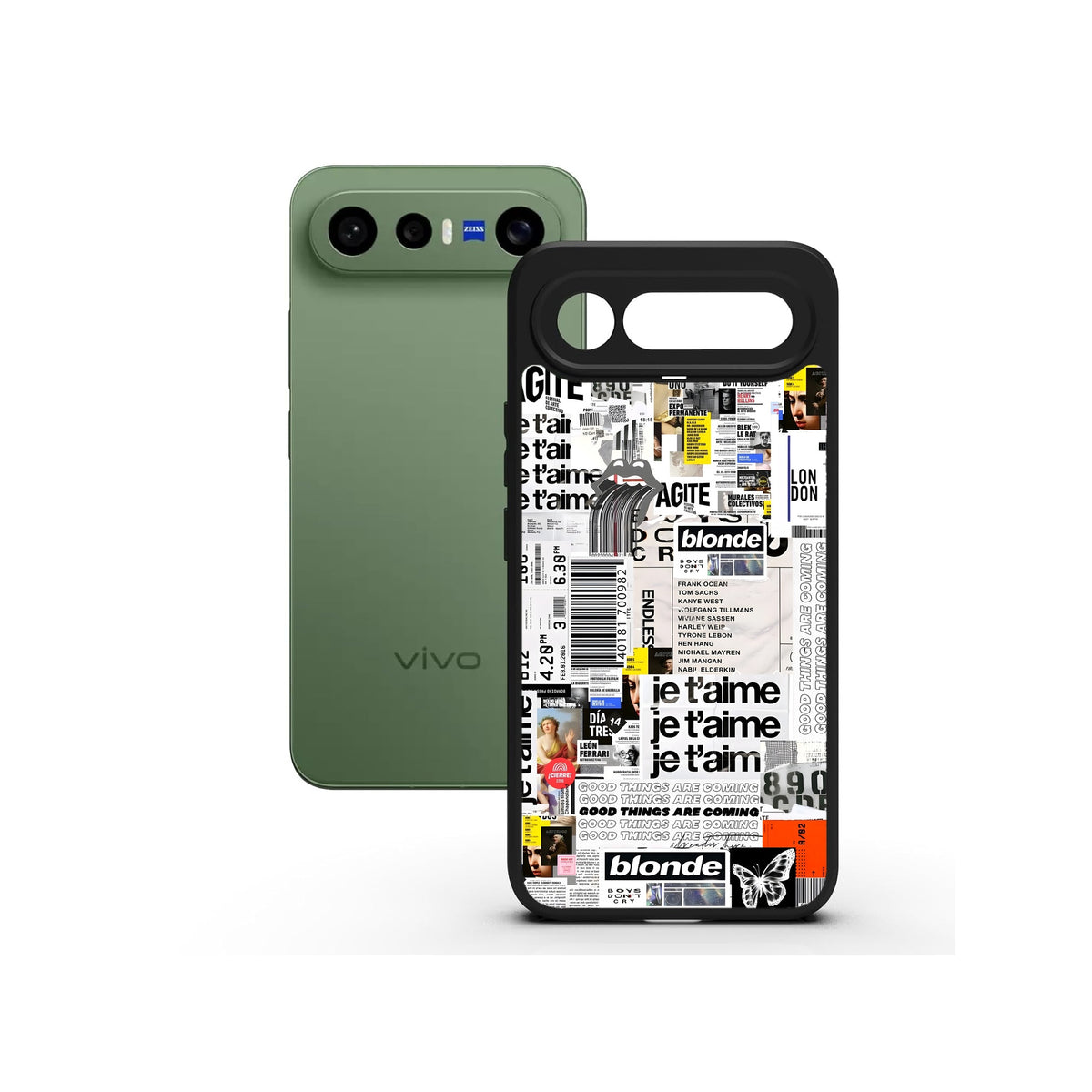 Blonde printed Doyers case