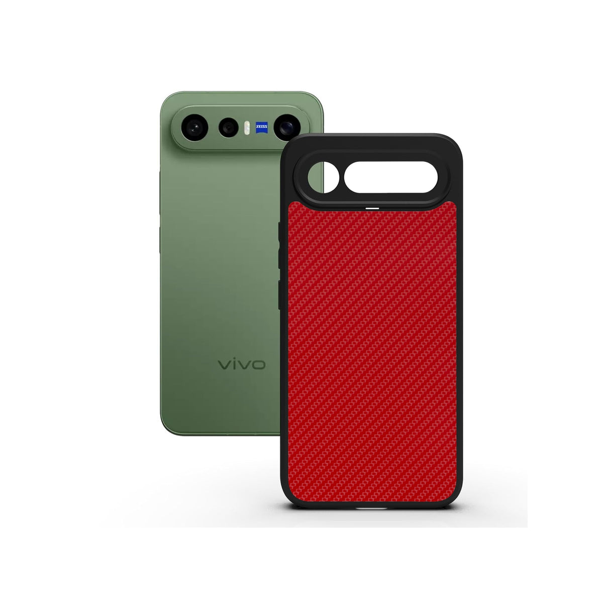 Carbon Red printed Doyers case, alternate view