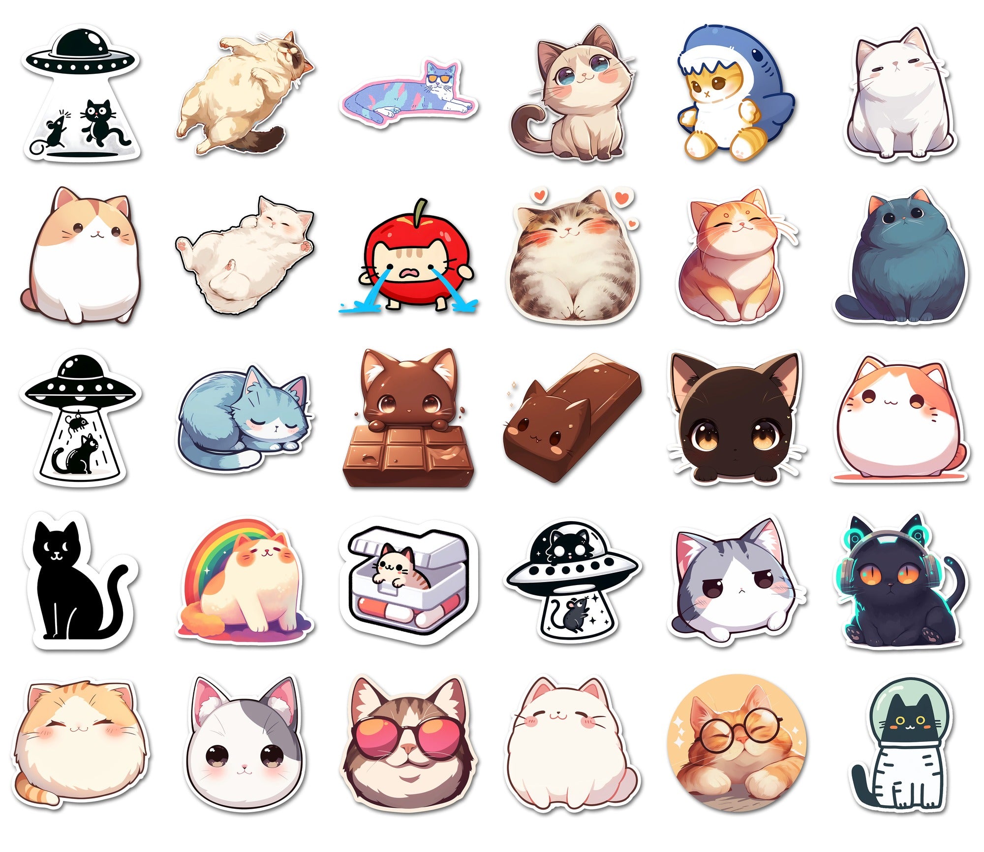 Cat Lovers Sticker Bundle - every sticker in the bundle