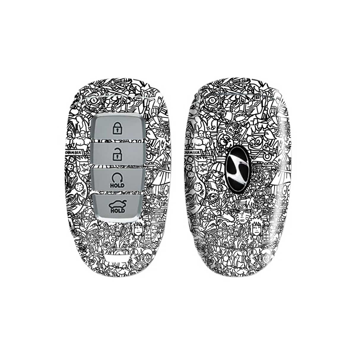 Classic Doodle - Car Key Skins