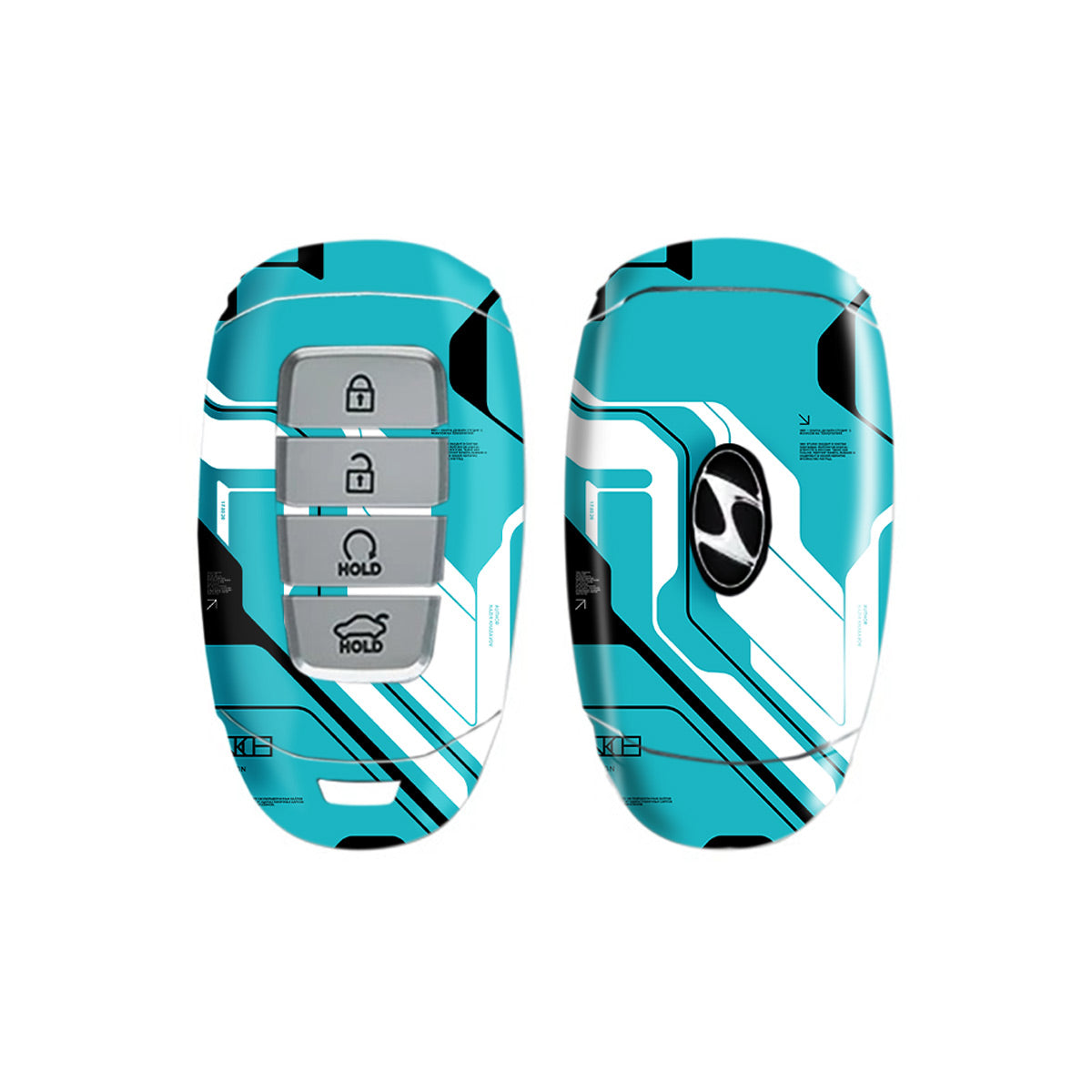 Cyberblue - Car Key Skins