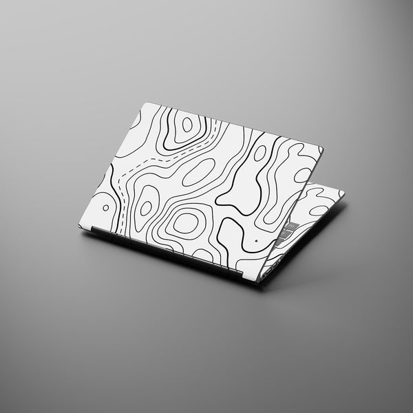 Damascus White - Laptop Skins & Wraps