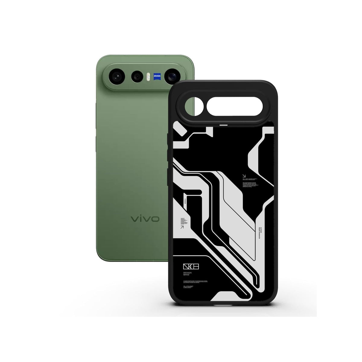 Dead Black printed Doyers case, alternate view