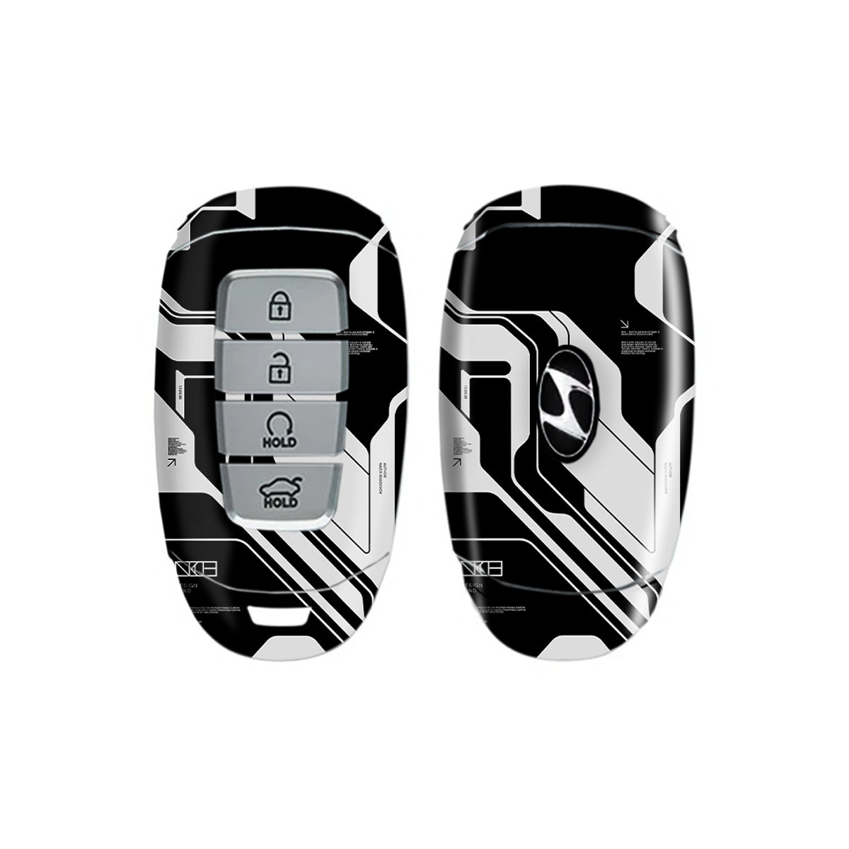 Dead Black - Car Key Skins