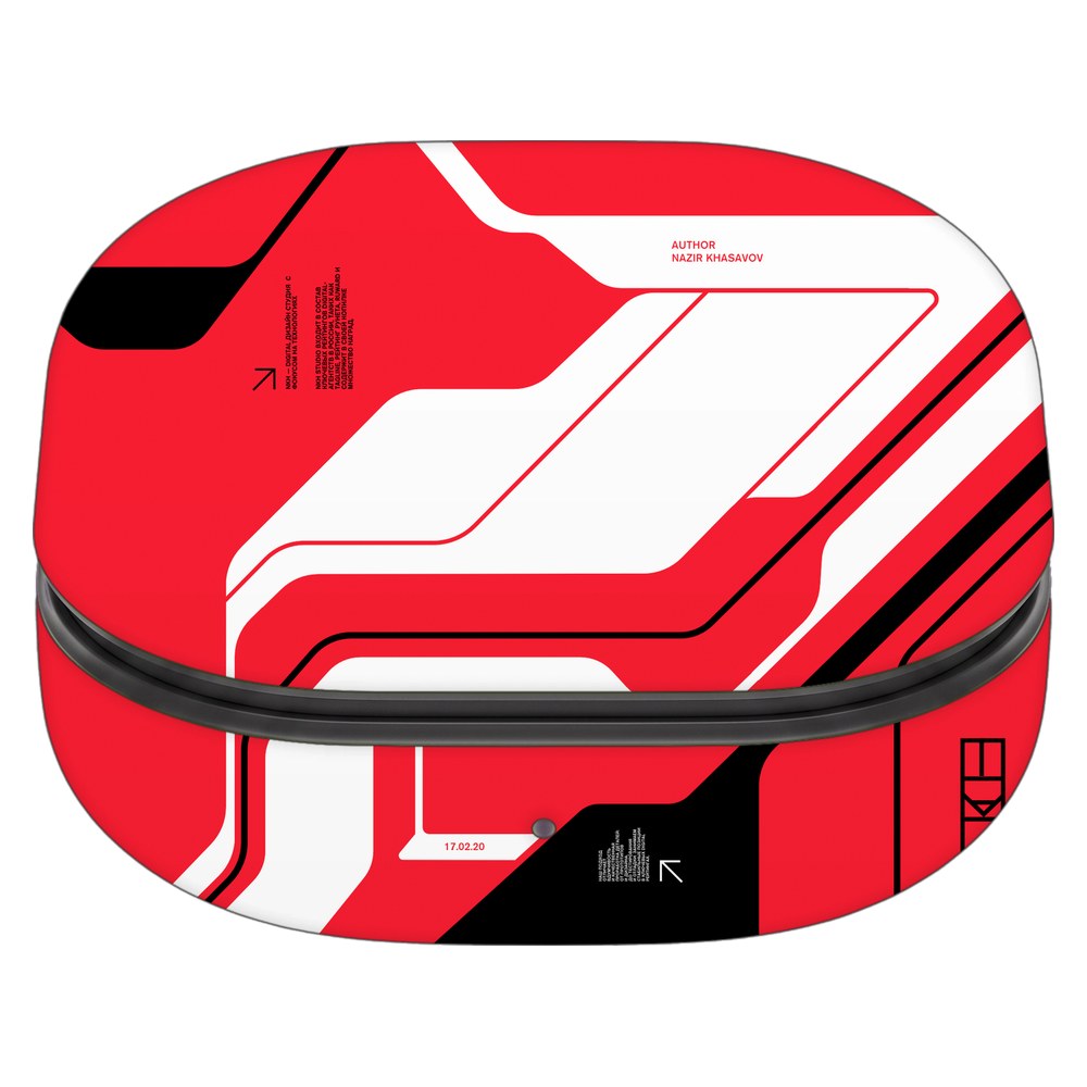 Samsung Galaxy Buds Live skin - Cyber Red