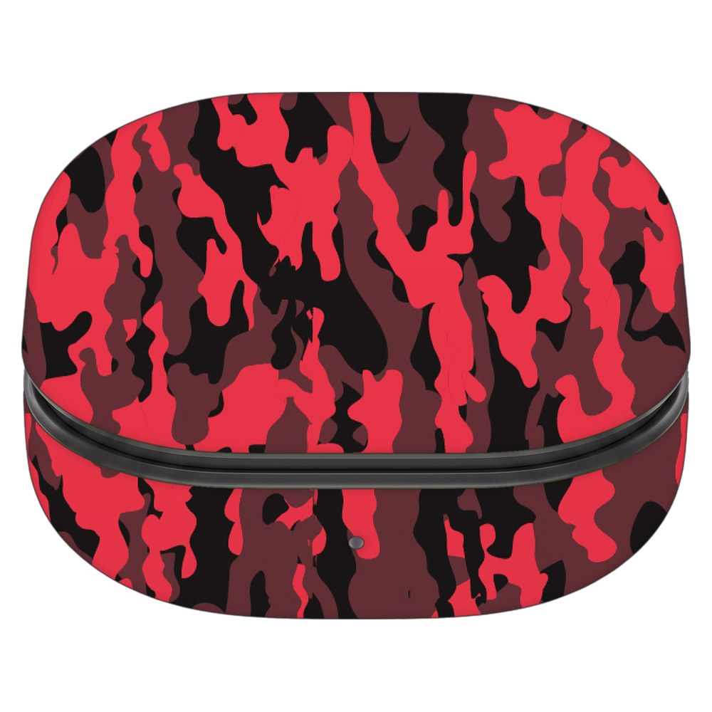 Samsung Galaxy Buds FE skin - Dark Red Camo