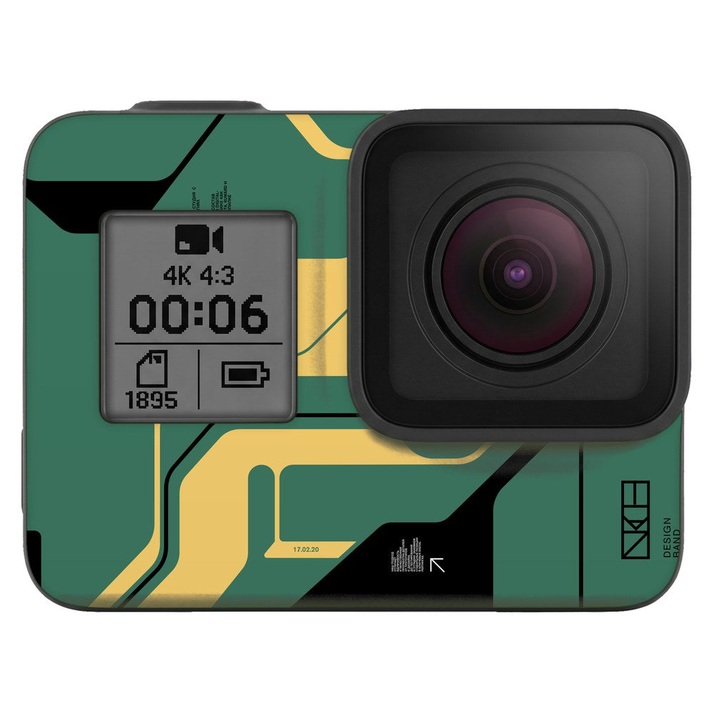 GoPro Hero 12 Black skin - Curcuit Green