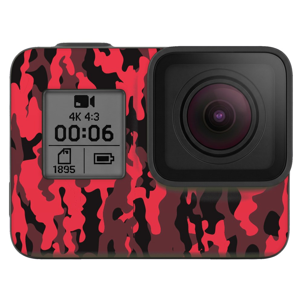 GoPro Hero 10 Black skin - Dark Red Camo
