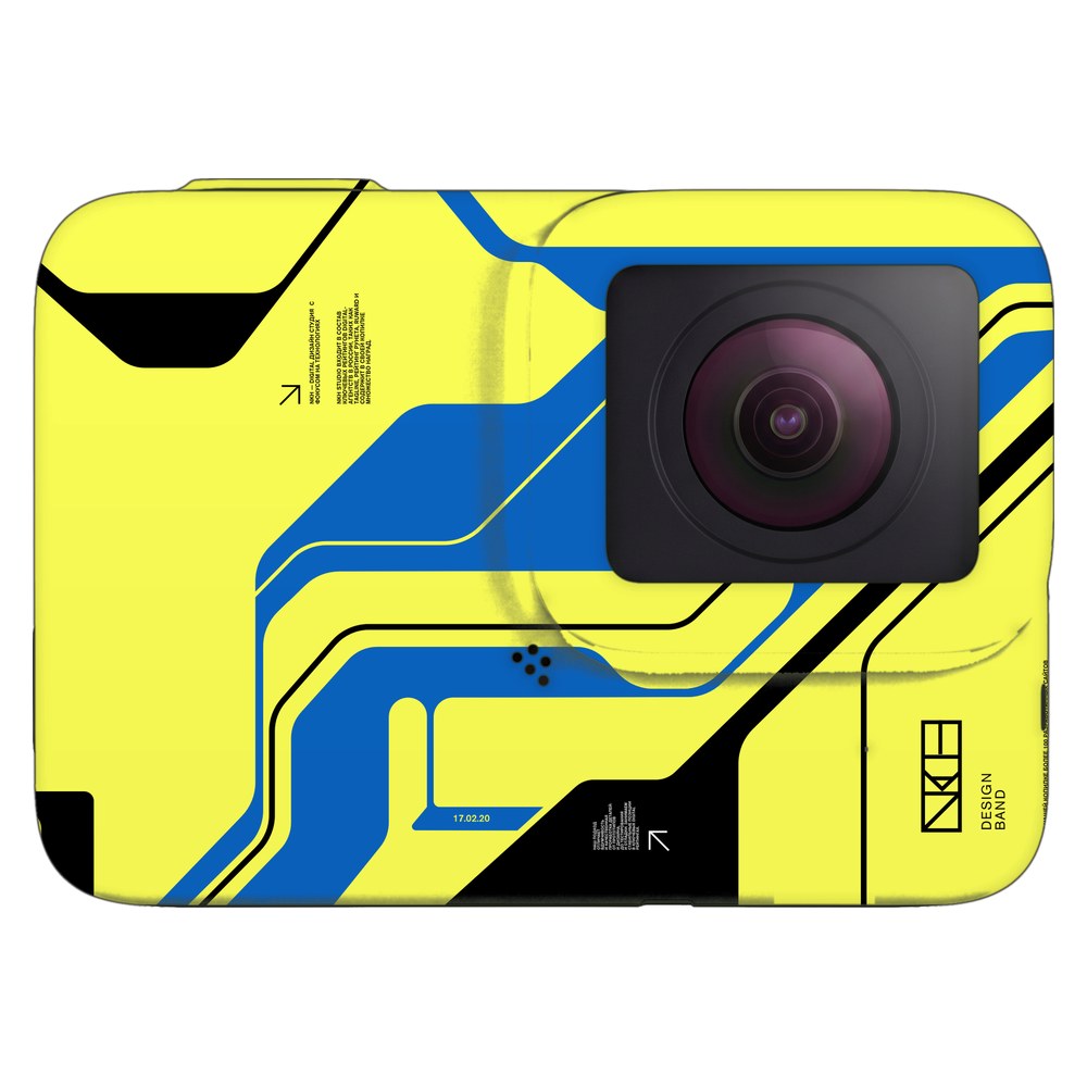 GoPro Hero 7 Silver skin - Cyber Yellow