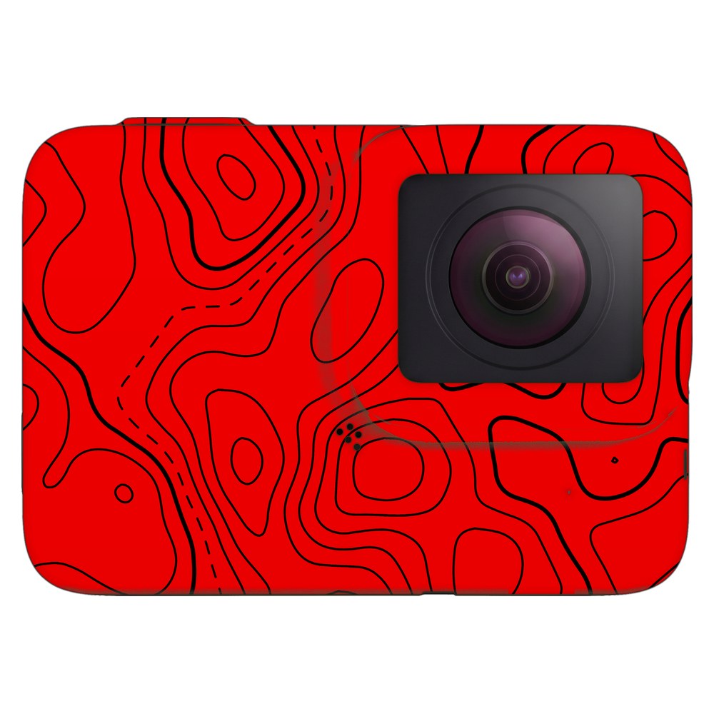 GoPro Hero 7 Silver skin - Damascus Red