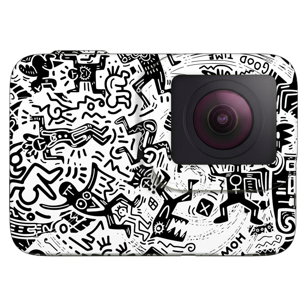 GoPro Hero 7 Silver skin - Monochromatic Psycho