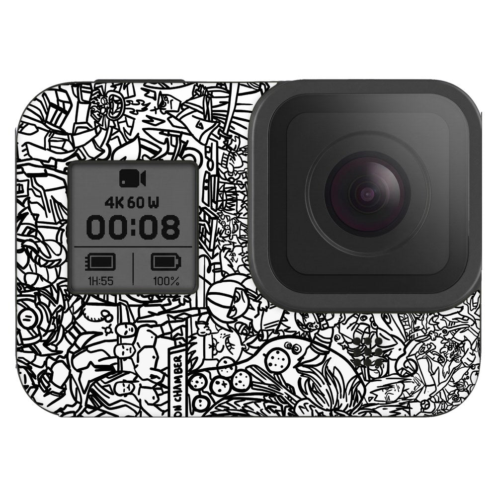 GoPro Hero 8 Black skin - Classic Doodle
