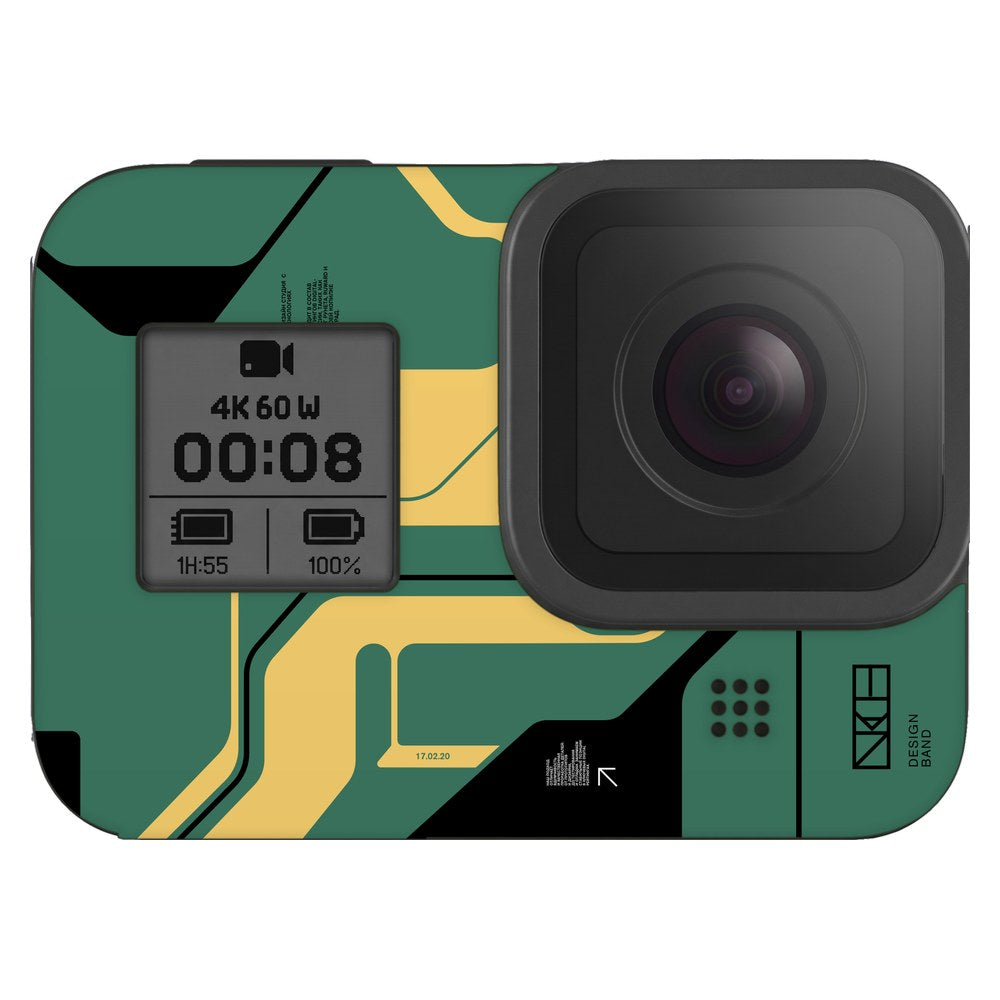 GoPro Hero 8 Black skin - Curcuit Green