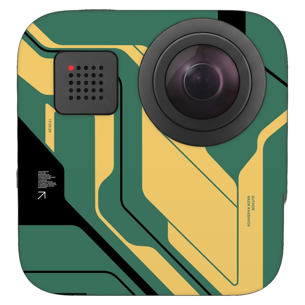 GoPro Max skin - Curcuit Green