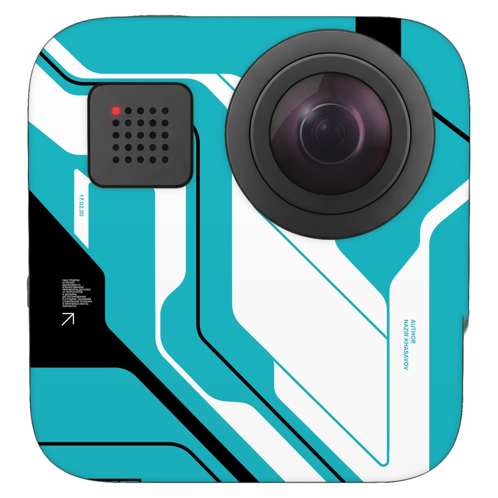 GoPro Max skin - Cyber Blue