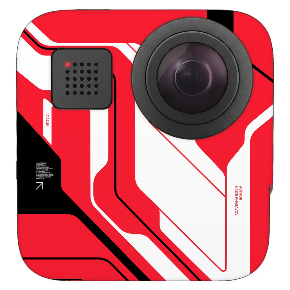 GoPro Max skin - Cyber Red