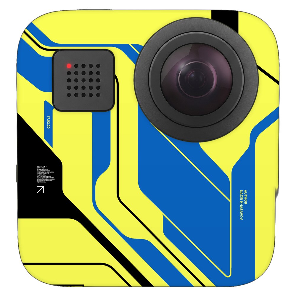 GoPro Max skin - Cyber Yellow