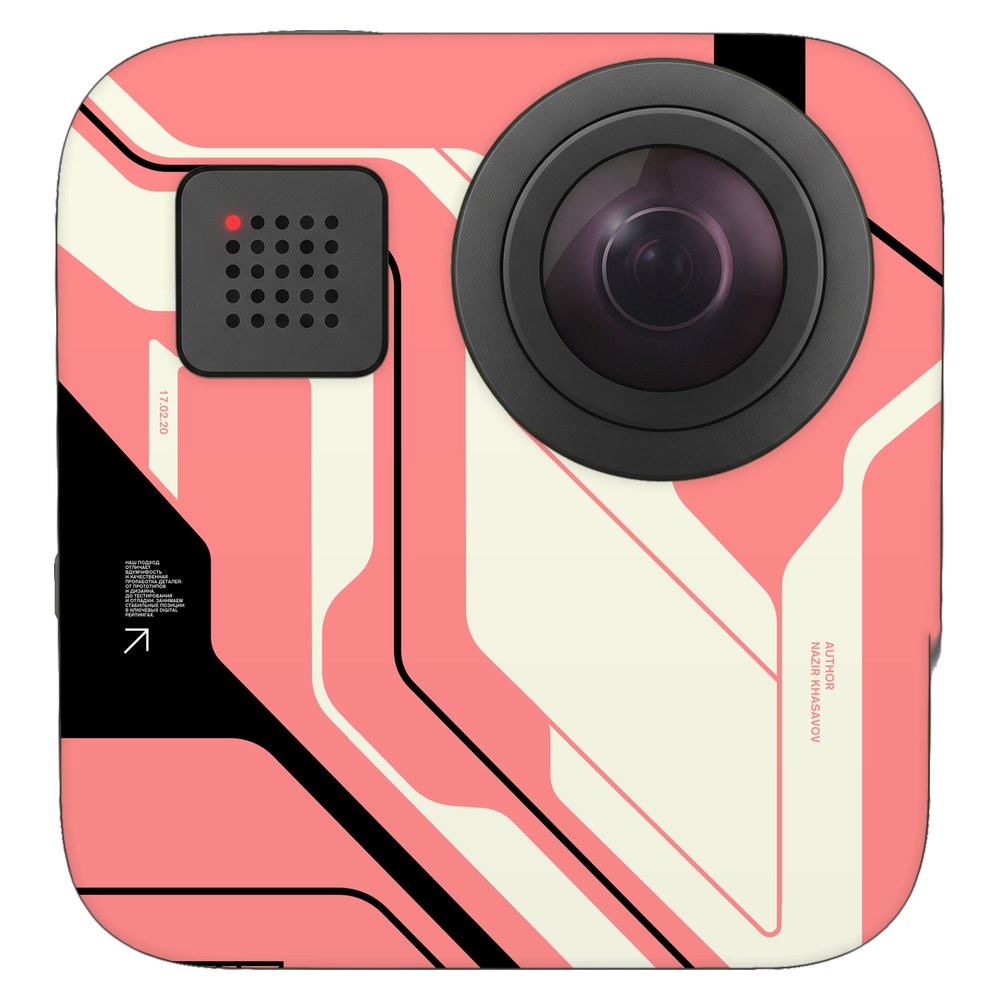 GoPro Max skin - Cyber pink