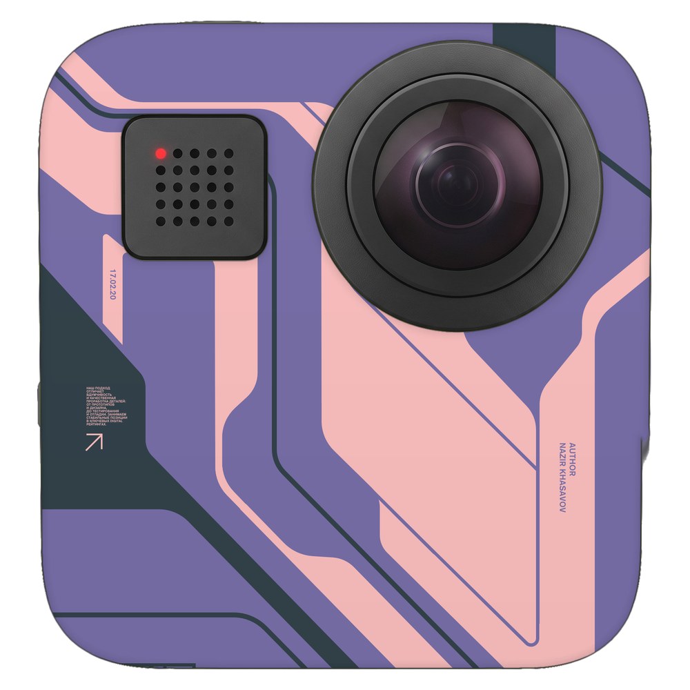 GoPro Max skin - Purple Cyberpunk