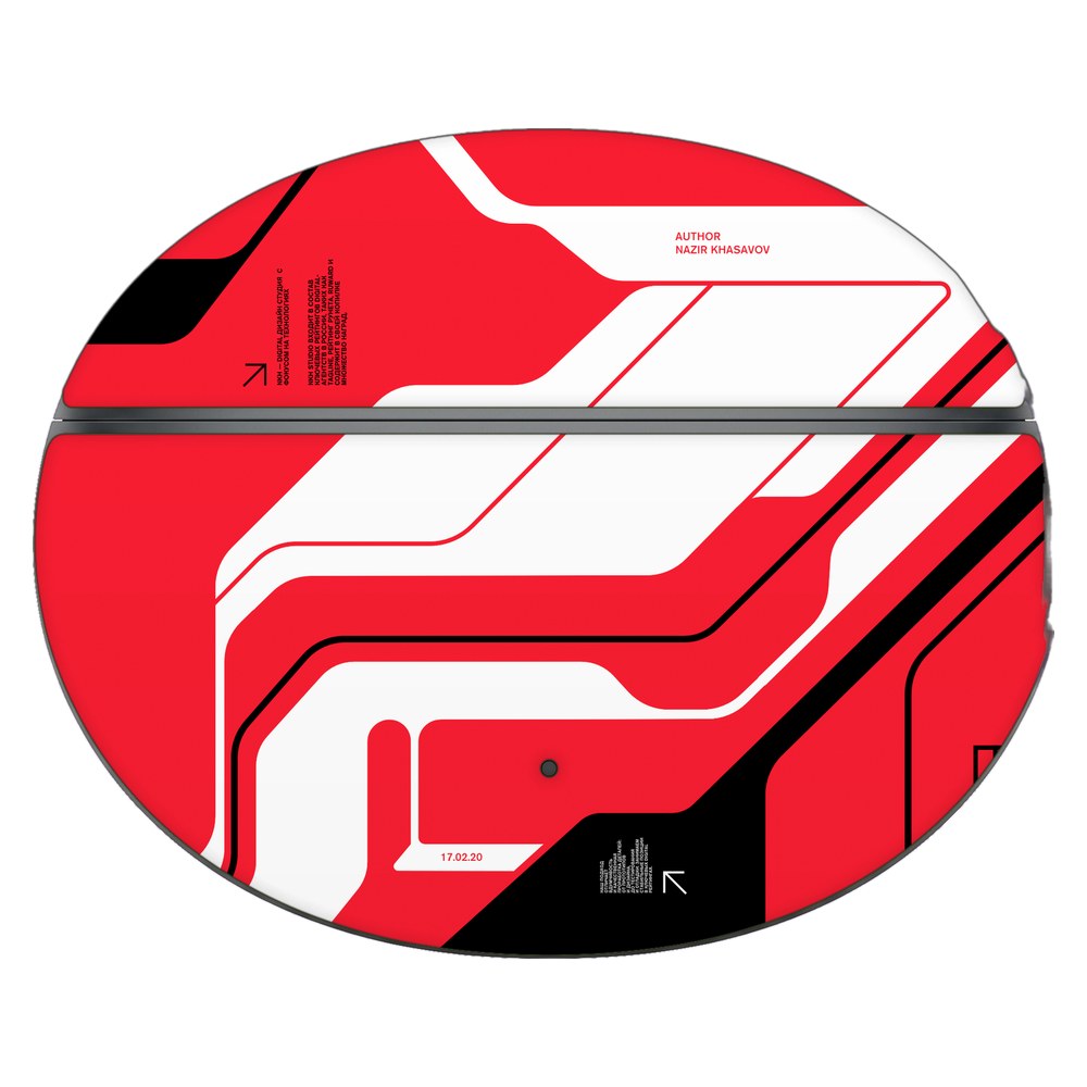OnePlus Buds 4 skin - Cyber Red