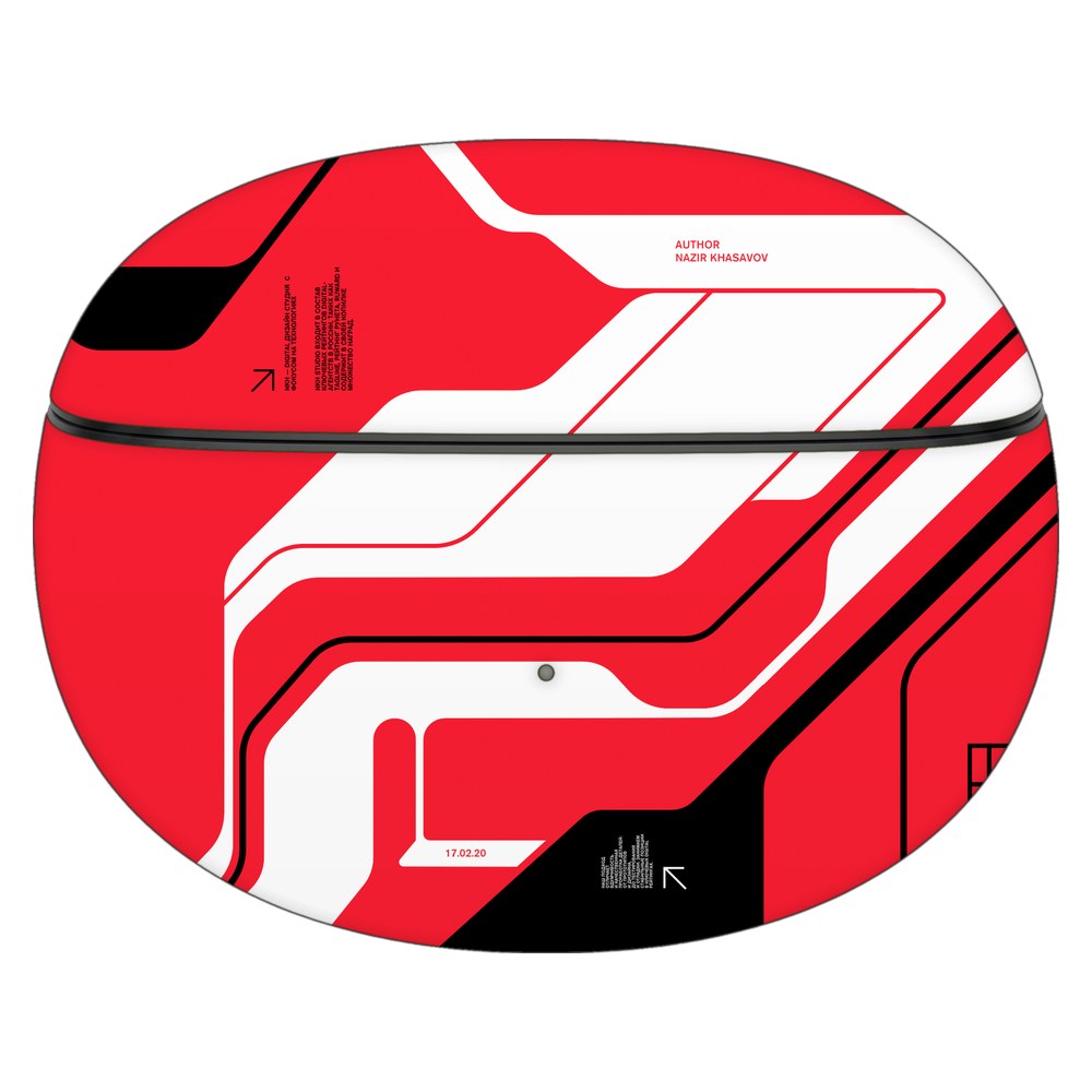 OnePlus Nord Buds 3 Pro skin - Cyber Red