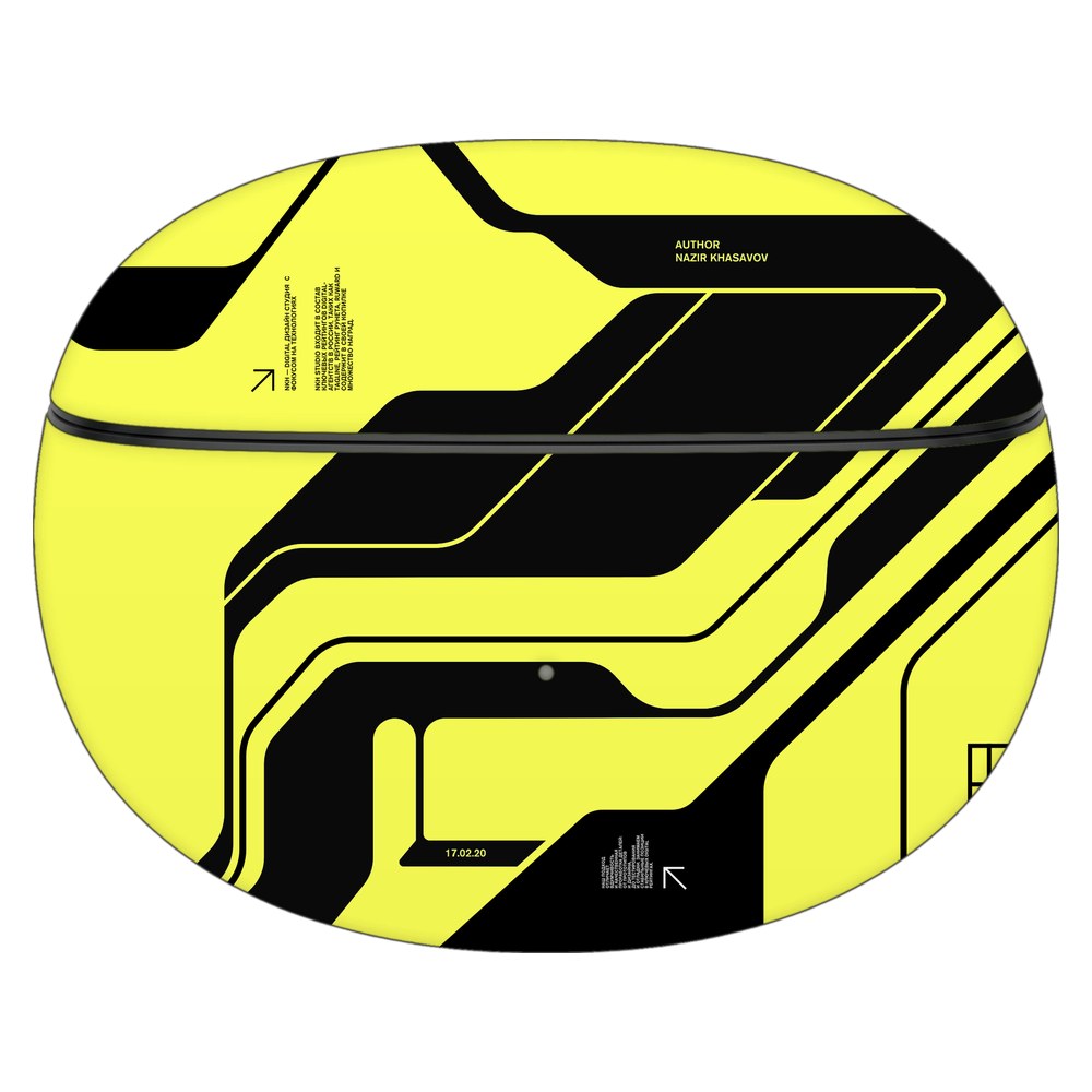OnePlus Nord Buds 3 Pro skin - Cyber Yellow & Black